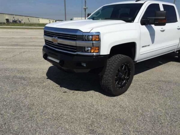 Iron Cross 07-13 Chevrolet Silverado 1500 Low Profile Front Bumper - Gloss Black - Image 5