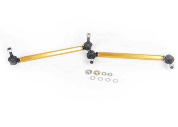 Whiteline 05+ BMW 1 Series/3/05-10/11 3 Series Front Swaybar - Link Assembly  H/Duty Adj Steel Bal - Image 2