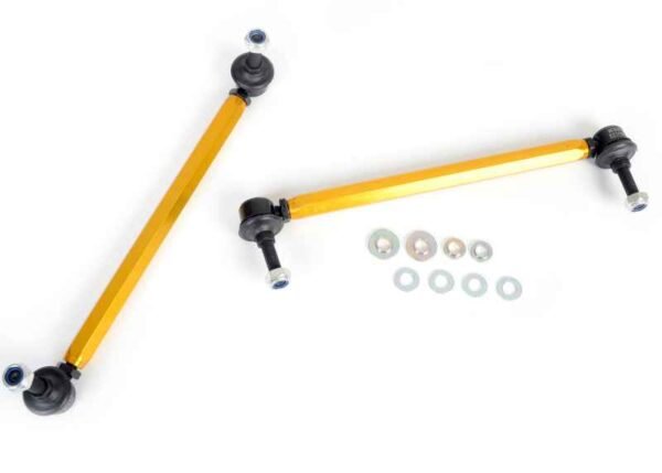 Whiteline 05+ BMW 1 Series/3/05-10/11 3 Series Front Swaybar - Link Assembly  H/Duty Adj Steel Bal - Image 4