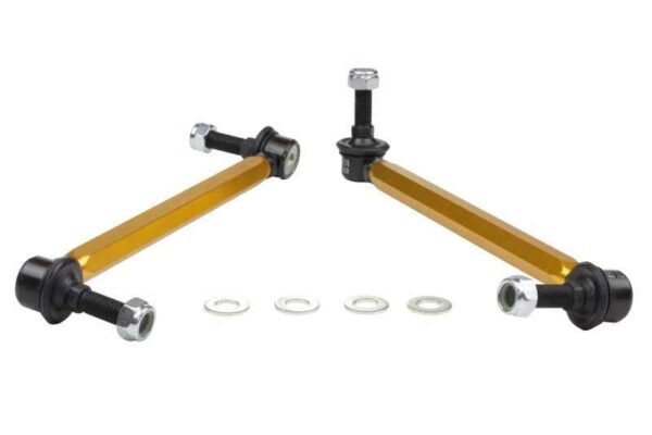 Whiteline 05+ Mustang Coupe 8cyl (Inc Shelby GT/ GT500) Front Swaybar Link Kit H/Duty Adj Steel Ball - Image 4
