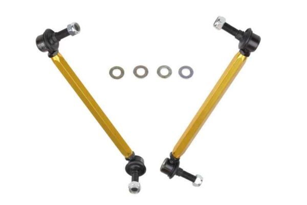 Whiteline 05+ Mustang Coupe 8cyl (Inc Shelby GT/ GT500) Front Swaybar Link Kit H/Duty Adj Steel Ball - Image 5