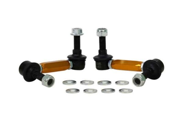 Whiteline Universal Sway Bar Link Assembly Heavy Duty Adjustable Steel Ball 115mm Size - Image 2