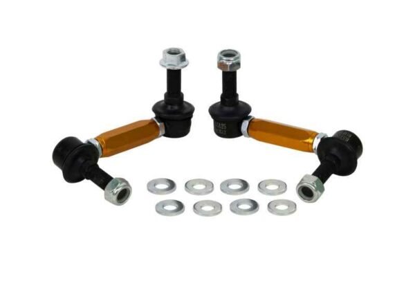 Whiteline Universal Sway Bar Link Assembly Heavy Duty Adjustable Steel Ball 115mm Size - Image 3