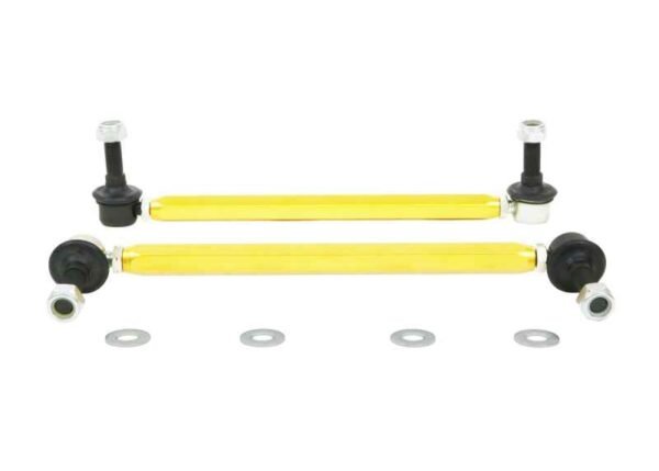 Whiteline 18-19 Kia Stinger Front Sway Bar Link Assembly Heavy Duty Adjustable Steel Ball - Image 3