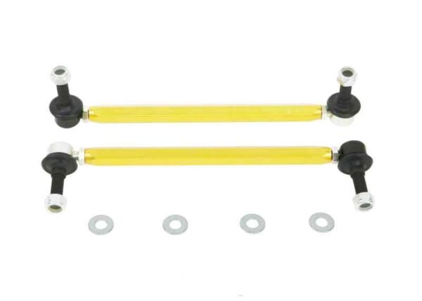 Whiteline 18-19 Kia Stinger Front Sway Bar Link Assembly Heavy Duty Adjustable Steel Ball - Image 4
