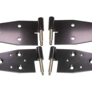 Kentrol 03-06 Jeep Wrangler TJ Door Hinge Set of 4 Pieces Black