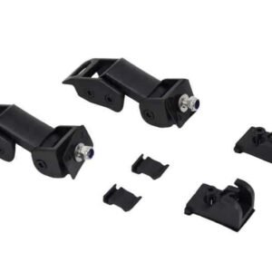 Kentrol 07-18 Jeep Wrangler JK Hood Catch Kit - Textured Black