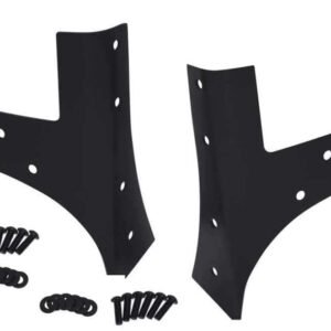 Kentrol 07-18 Jeep Wrangler JK Windshield Supports Pair - Textured Black