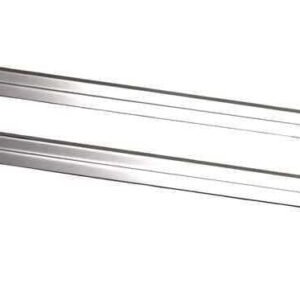 Kentrol 97-06 Jeep Wrangler TJ Entry Guards Pair - Polished Silver