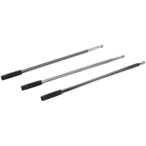 Kuryakyn Billet Antenna Round/Grooved Chrome - 863 - Image 2