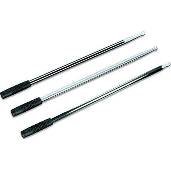 Kuryakyn Billet Antenna Hex/Grooved Black & Raw - 864
