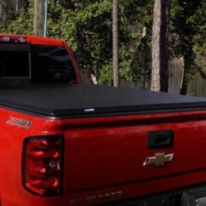 Lund 04-08 Ford F-150 Styleside (5.5ft. Bed) Hard Fold Tonneau Cover - Black