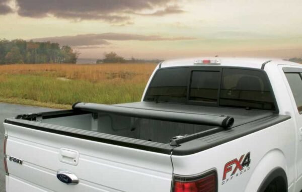 Lund 05-17 Nissan Frontier (6ft. Bed) Genesis Roll Up Tonneau Cover - Black - Image 10