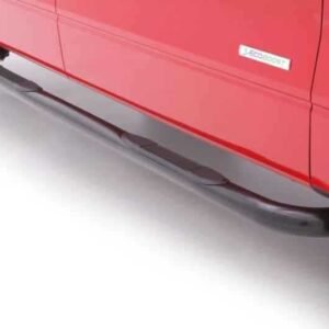 Lund 05-17 Nissan Frontier Crew Cab 3in. Round Bent Steel Nerf Bars - Black