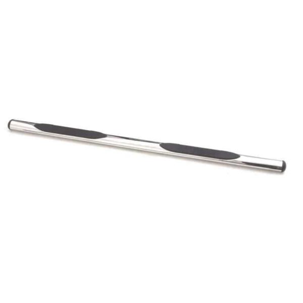 Lund 05-17 Nissan Frontier Crew Cab 4in. Oval Straight SS Nerf Bars - Polished