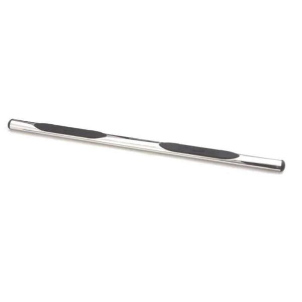 Lund 05-17 Nissan Frontier Crew Cab 4in. Oval Straight SS Nerf Bars - Polished - Image 4