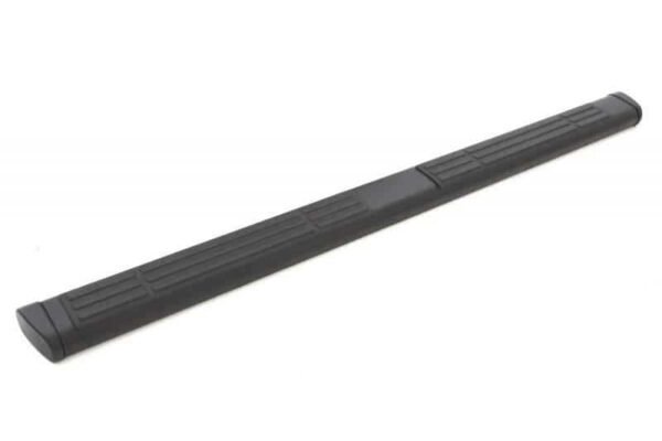 Lund 07-17 Chevy Silverado 1500 Ext. Cab 6in. Oval Straight Black Nerf Bars - Black - Image 4