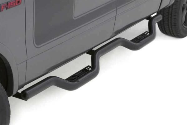Lund 07-17 Jeep Wrangler Unlimited (4Dr) Latitude Nerf Bars - Black - Image 7