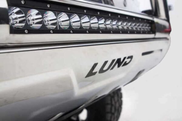 Lund 11-17 Chevy Silverado 2500 Bull Bar w/Light & Wiring - Polished - Image 4