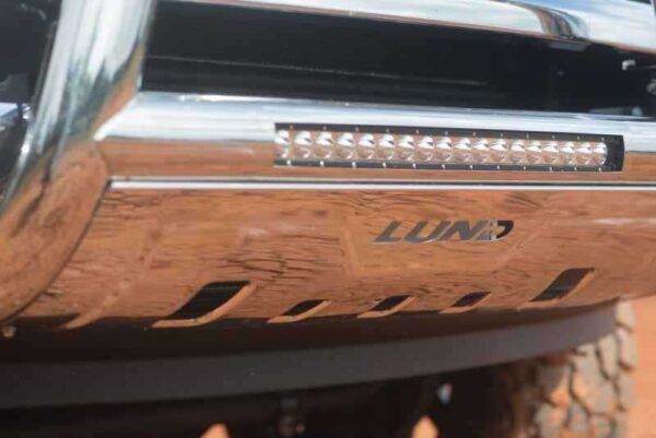Lund 11-17 Chevy Silverado 2500 Bull Bar w/Light & Wiring - Polished - Image 5