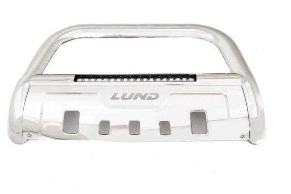 Lund 11-17 Chevy Silverado 2500 Bull Bar w/Light & Wiring - Polished - Image 7