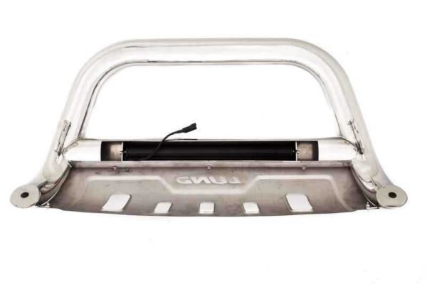 Lund 11-17 Chevy Silverado 2500 Bull Bar w/Light & Wiring - Polished - Image 10