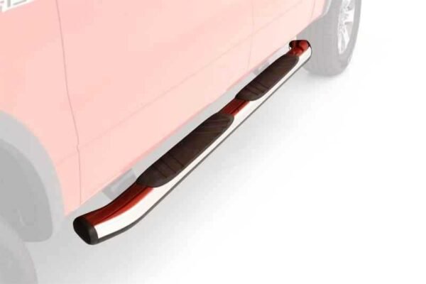 Lund 15-18 Ford F-150 SuperCrew 5in. Oval Bent Nerf Bars - Chrome - Image 6