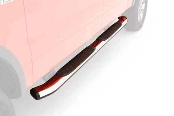 Lund 15-18 Ford F-150 SuperCrew 5in. Oval Bent Nerf Bars - Chrome - Image 7