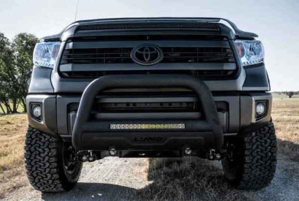 Lund 16-17 Toyota Tacoma Bull Bar w/Light & Wiring - Black - Image 5