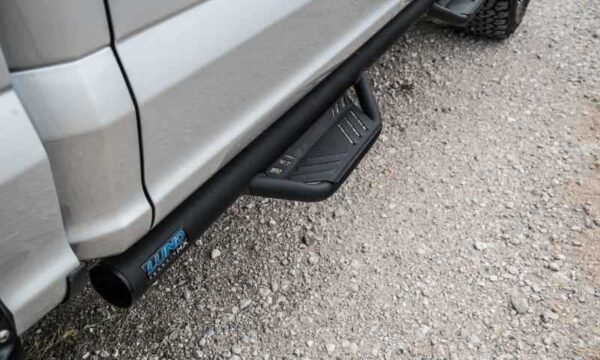 Lund 16-19 Toyota Tacoma Crew Cab Terrain HX Step Nerf Bars - Black - Image 9