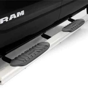 Lund 2019 RAM 1500 Ext. Cab 5in. Oval Straight SS Nerf Bars - Polished
