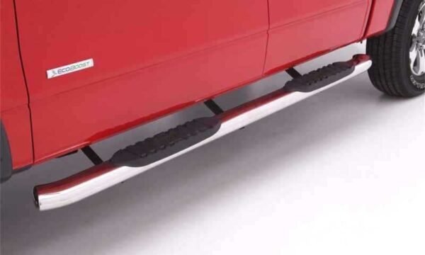 Lund 2019 Ram 1500 Crew Cab Pickup 5in. Curved Oval SS Nerf Bars - Polished Stainless - Image 6