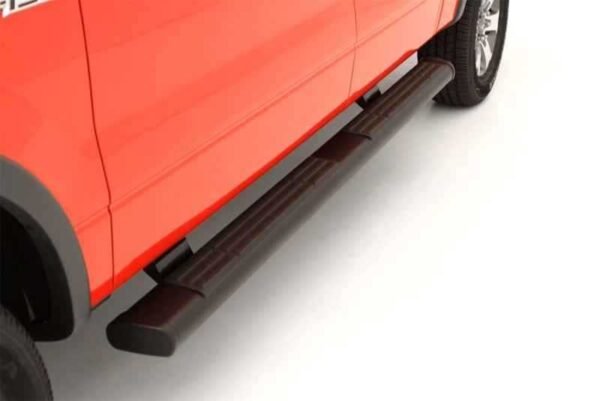 Lund 2019 Ram 1500 Extended Cab Pickup 6in. Oval Straight Nerf Bars - Black - Image 6