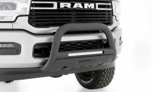 Lund 2020 RAM 2500 Bull Bar w/Light & Wiring - Black - Image 2