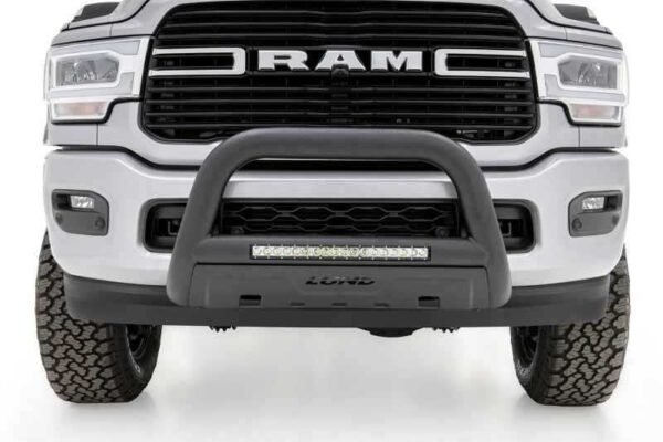 Lund 2020 RAM 2500 Bull Bar w/Light & Wiring - Black - Image 4
