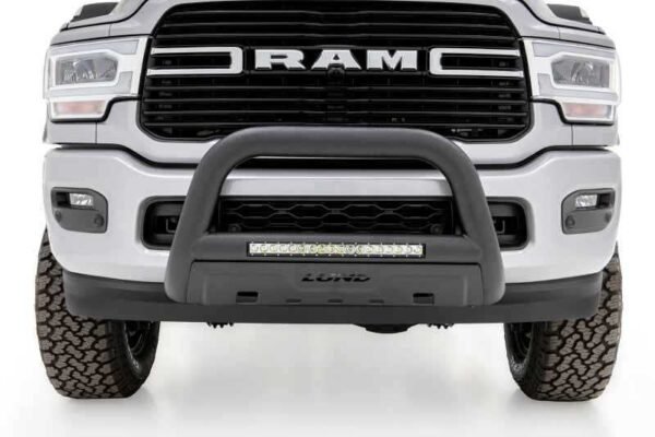 Lund 2020 RAM 2500 Bull Bar w/Light & Wiring - Black - Image 6