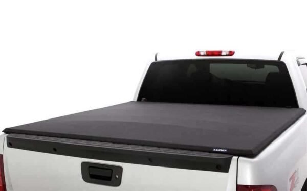 Lund 96-04 Dodge Dakota (6.5ft. Bed) Genesis Elite Roll Up Tonneau Cover - Black - Image 2
