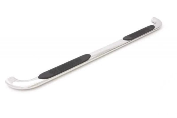 Lund 97-98 Ford F-150 SuperCab (3Dr) 4in. Oval Curved SS Nerf Bars - Polished - Image 3
