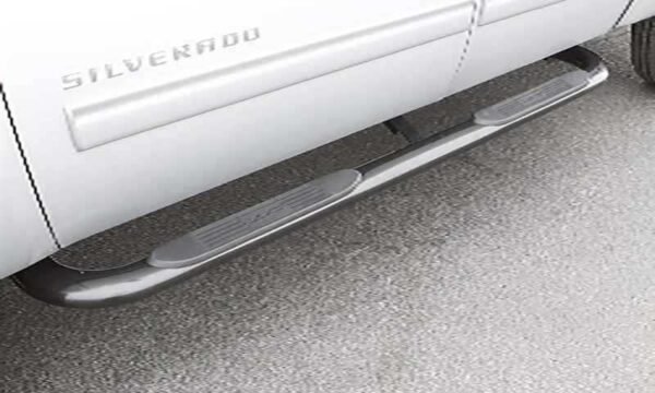 Lund 97-98 Ford F-150 SuperCab (3Dr) 4in. Oval Curved SS Nerf Bars - Polished - Image 7