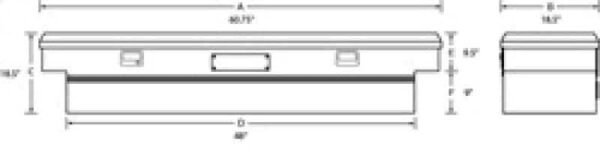 Lund Universal Alum Flush Mount Box - Brite - Image 4
