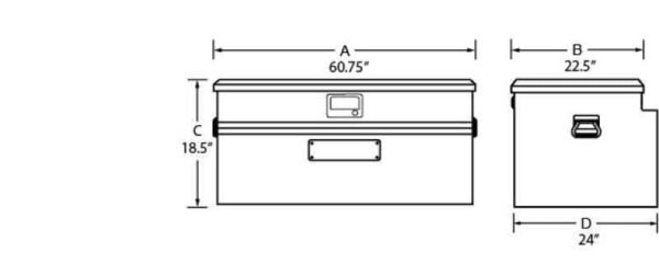 Lund Universal Alum Flush Mount Box - Brite - Image 3