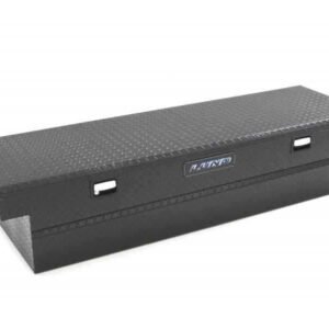 Lund Universal Aluminum Single Lid Cross Bed Box - Black