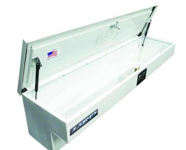 Lund Universal Commercial Pro Alum Side Bin Box - White - Image 3