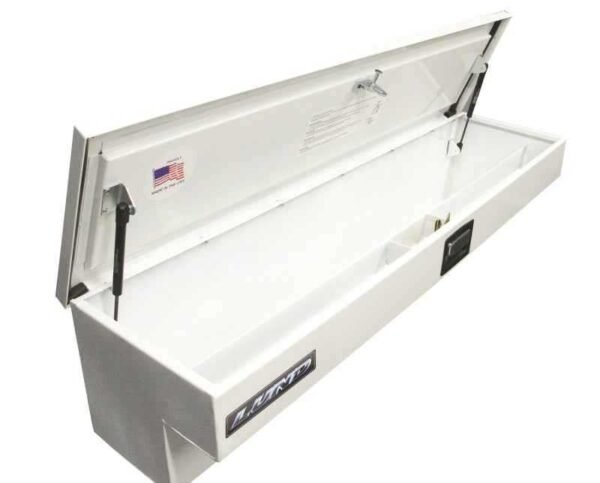 Lund Universal Commercial Pro Alum Side Bin Box - White - Image 4