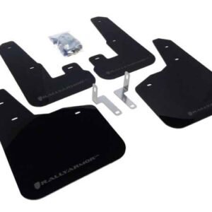 Rally Armor 2010+ Subaru Legacy UR Black Mud Flap w/ Grey Logo