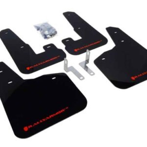 Rally Armor 2010+ Subaru Legacy UR Black Mud Flap w/ Red Logo
