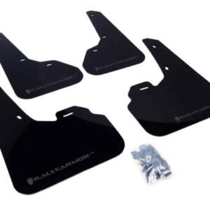 Rally Armor 2010+ Mazda3/Speed3 UR Black Mud Flap w/ Grey Logo