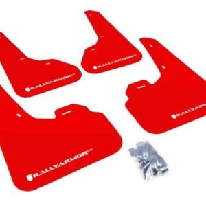 Rally Armor 2010+ Mazda3/Speed3 UR Red Mud Flap w/ White Logo