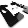 Rally Armor 2022 Rivian R1T Black UR Mud Flap - Metallic Black Logo