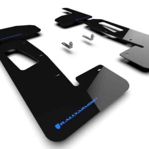 Rally Armor 2022 Rivian R1T Black UR Mud Flap w/ Nitrous Blue Logo